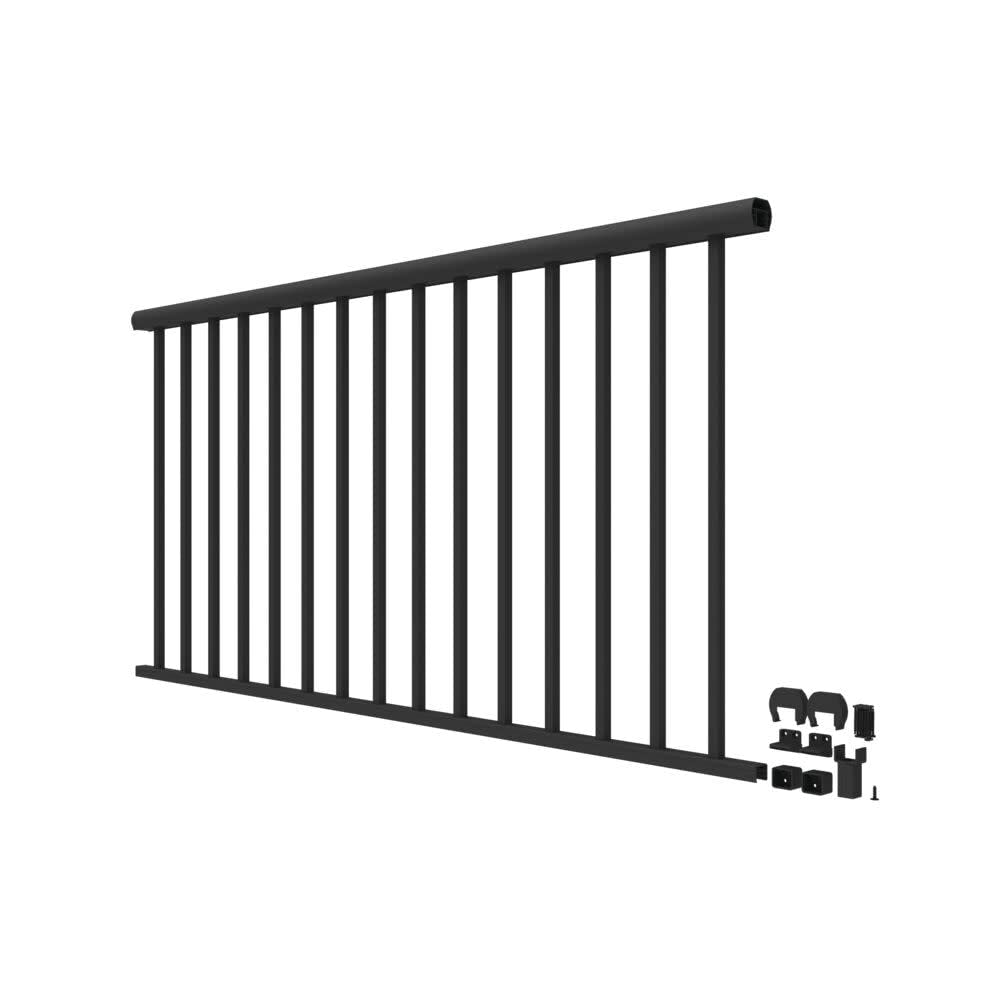 6' x 36" Matte Black Aluminum Rail Kit X578