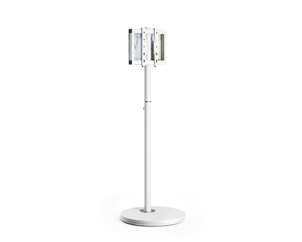 Small Rolling TV Cart for 24-48 Inch TVs, White B3503