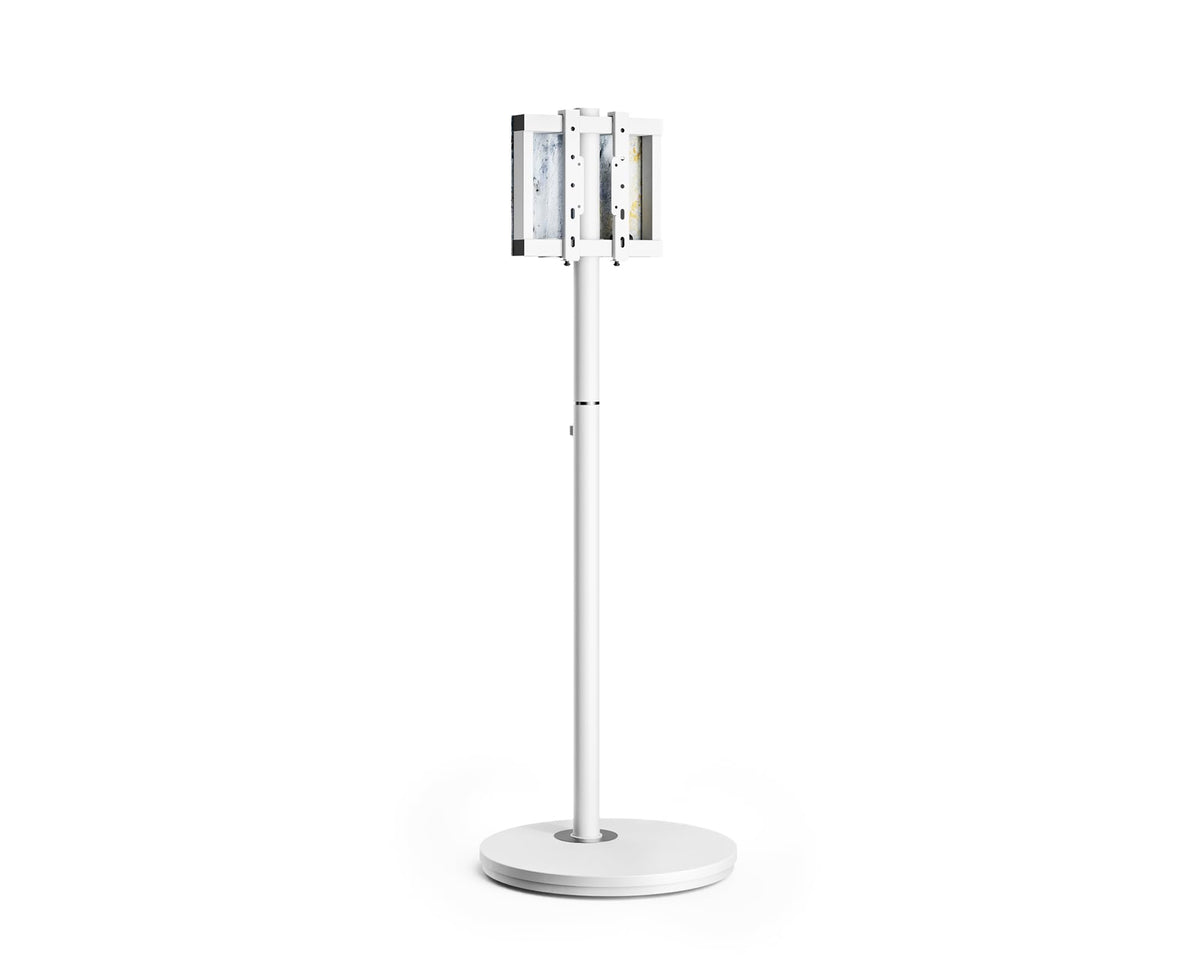 Small Rolling TV Cart for 24-48 Inch TVs, White B3503