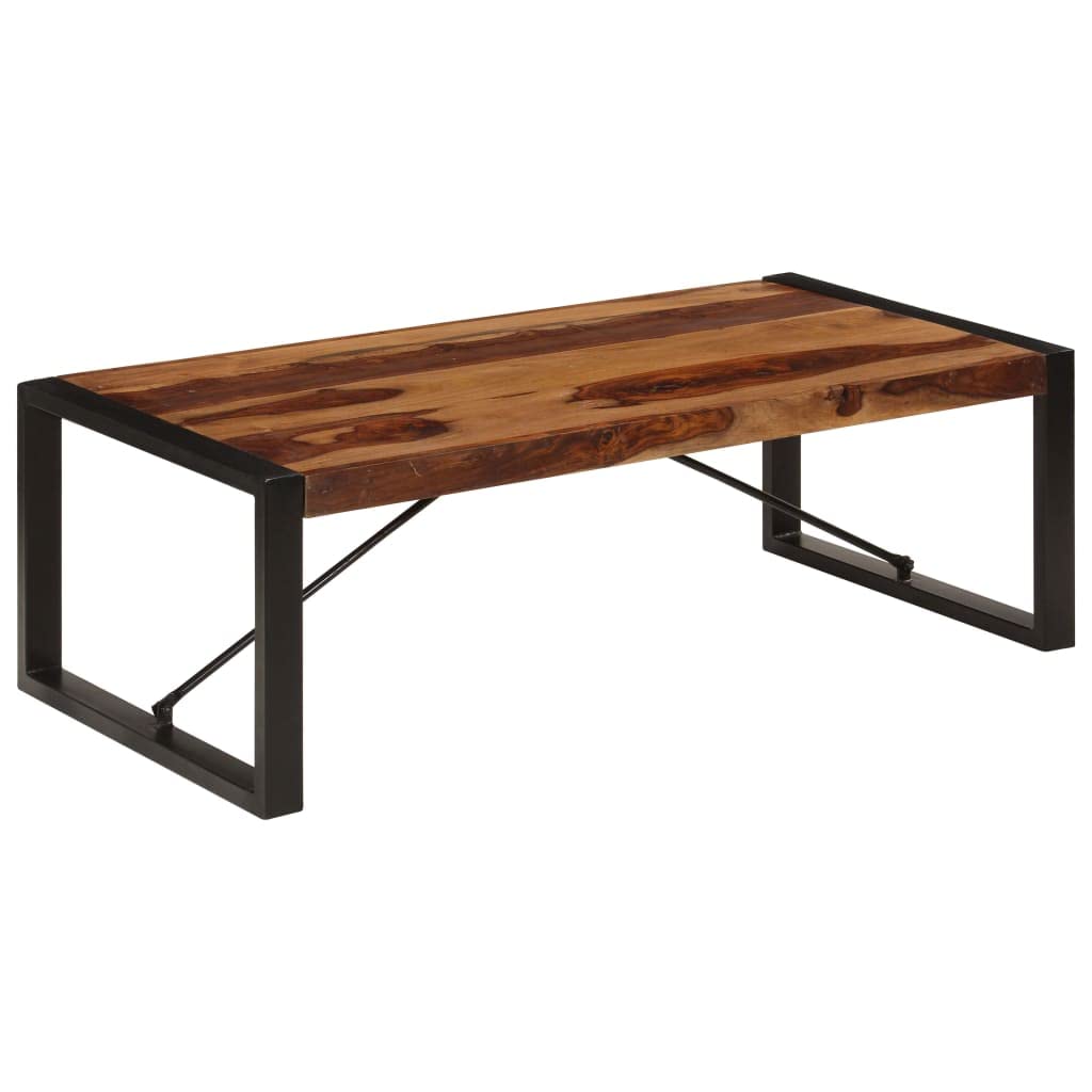 Brown Solid Sheesham Wood Coffee Table G9865