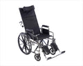 22 Inch Reclining Wheelchair with Elevating Leg Rests N73899