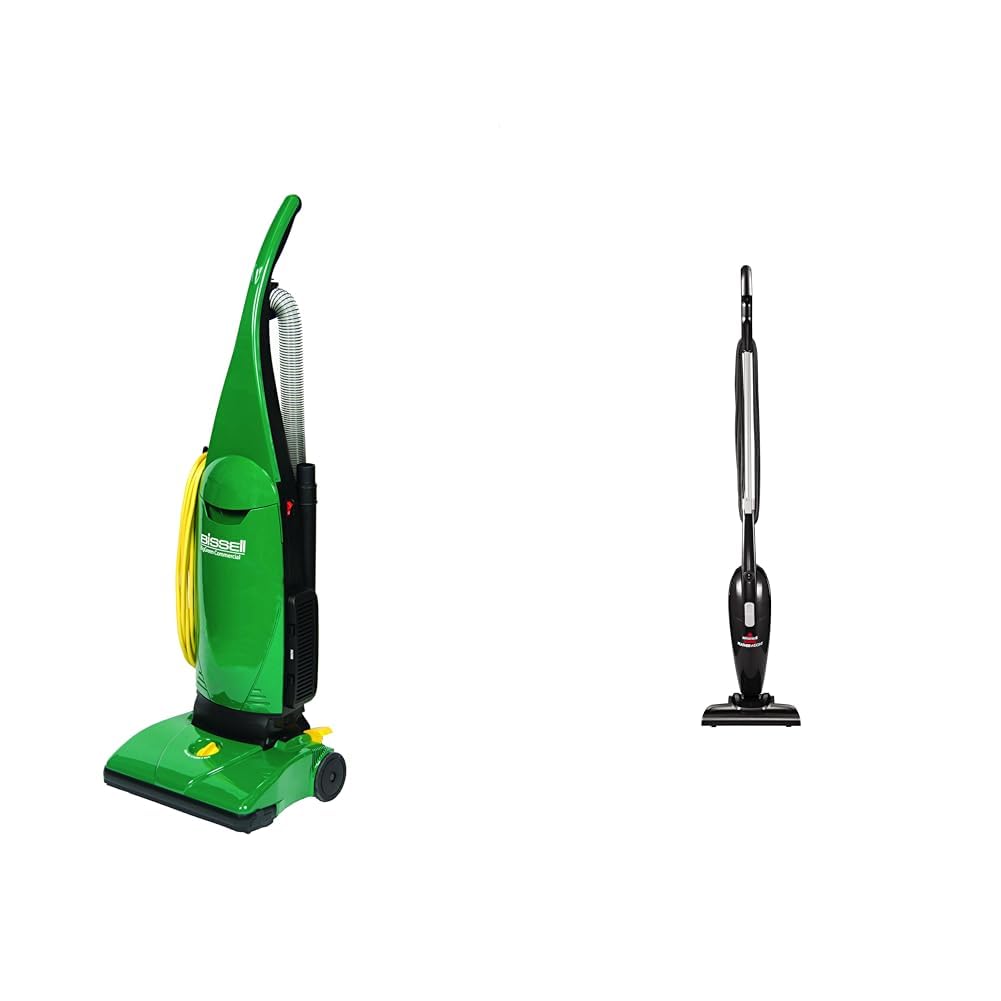 Bagged Lightweight Upright Vacuum Cleaner & Bagless Stick Vacuum with Crevice Tool S46131