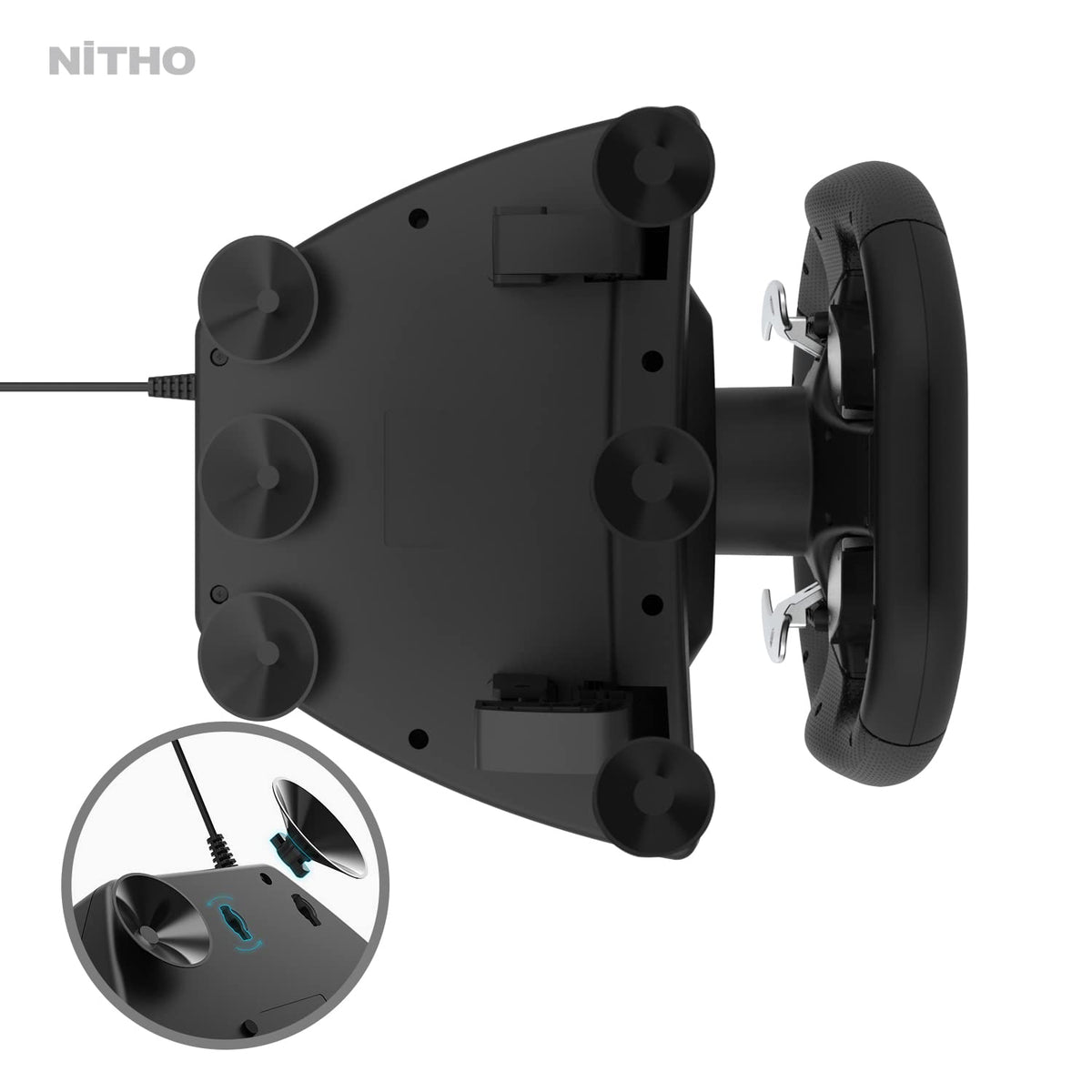 Steering Wheel with Pedals & Shifter G84385