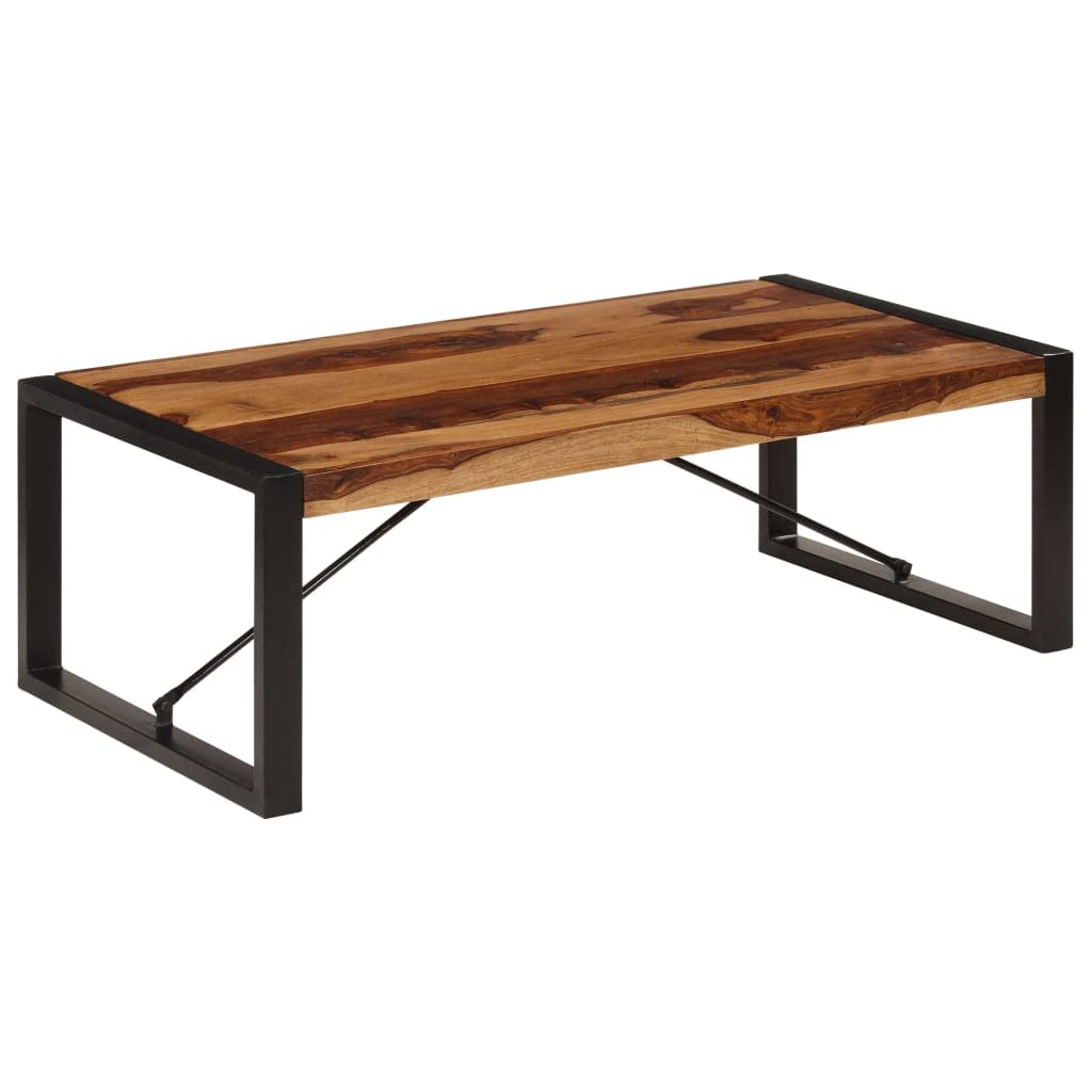 Brown Solid Sheesham Wood Coffee Table G9865