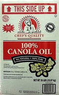 Canola Frying Oil, 35 Pound T8735