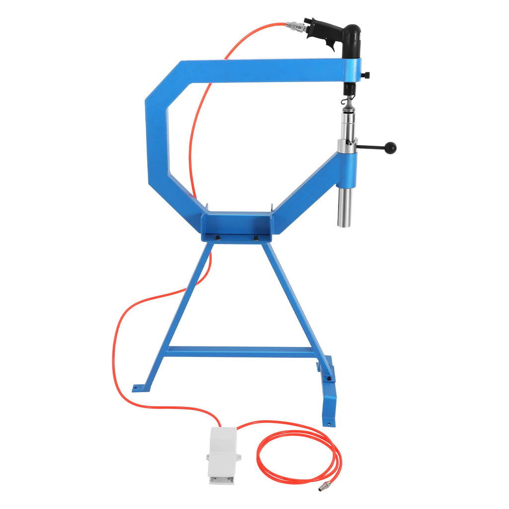 4" Throat Pneumatic Planishing Hammer with Steel Stand A56842