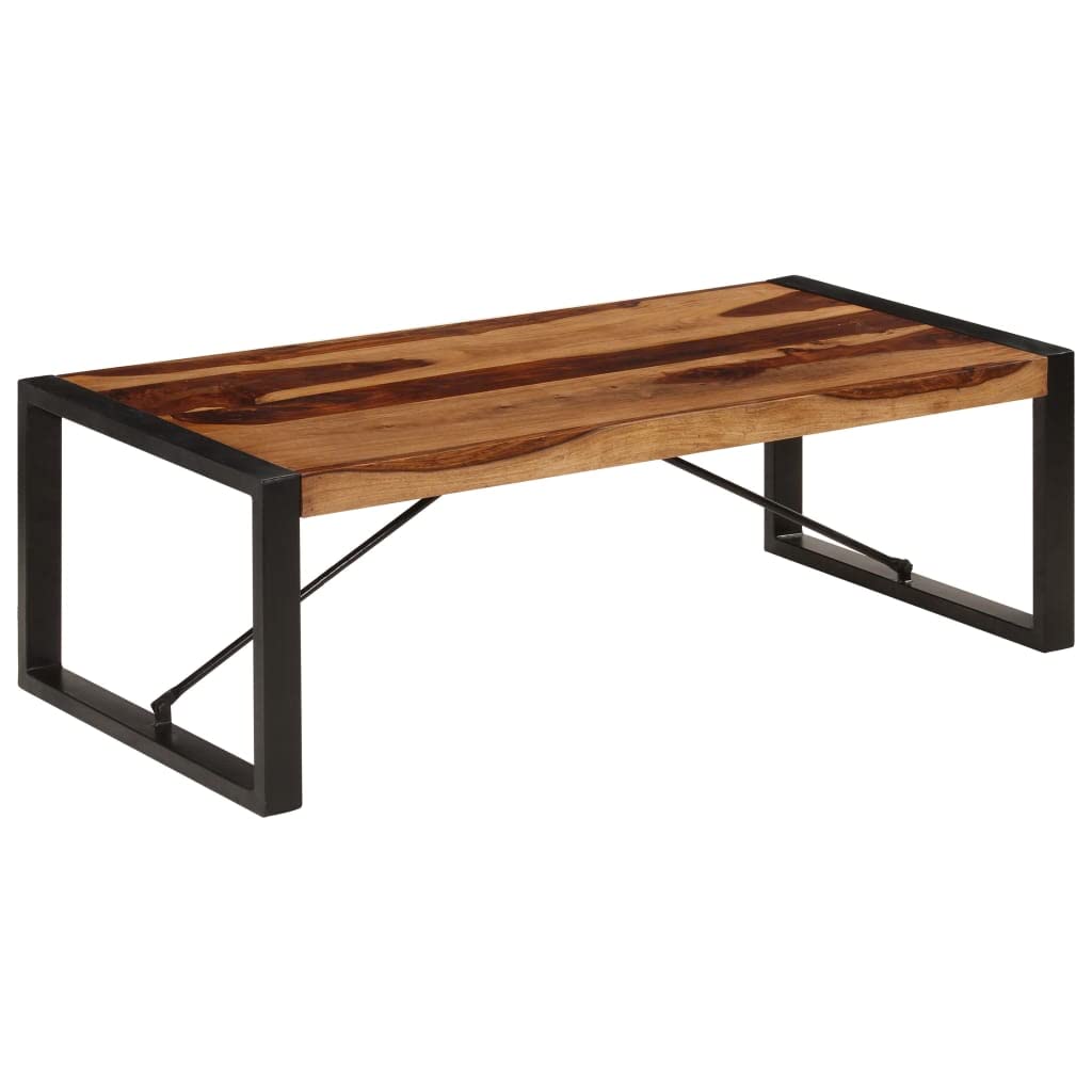 Brown Solid Sheesham Wood Coffee Table G9865