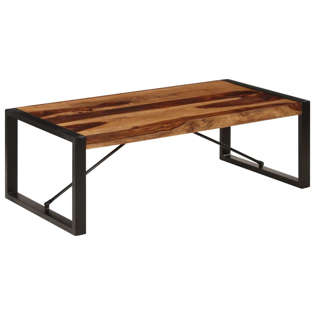Brown Solid Sheesham Wood Coffee Table G9865