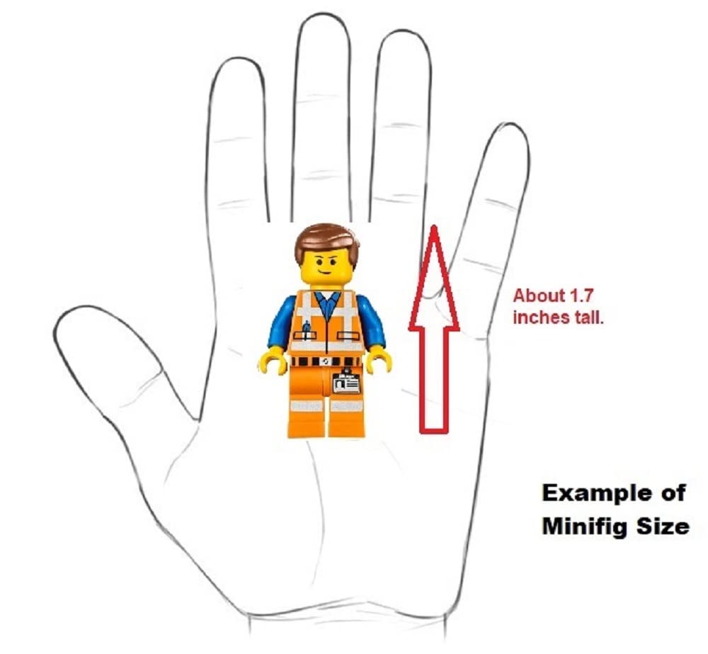Red Robes Minifigure with Wand D24796