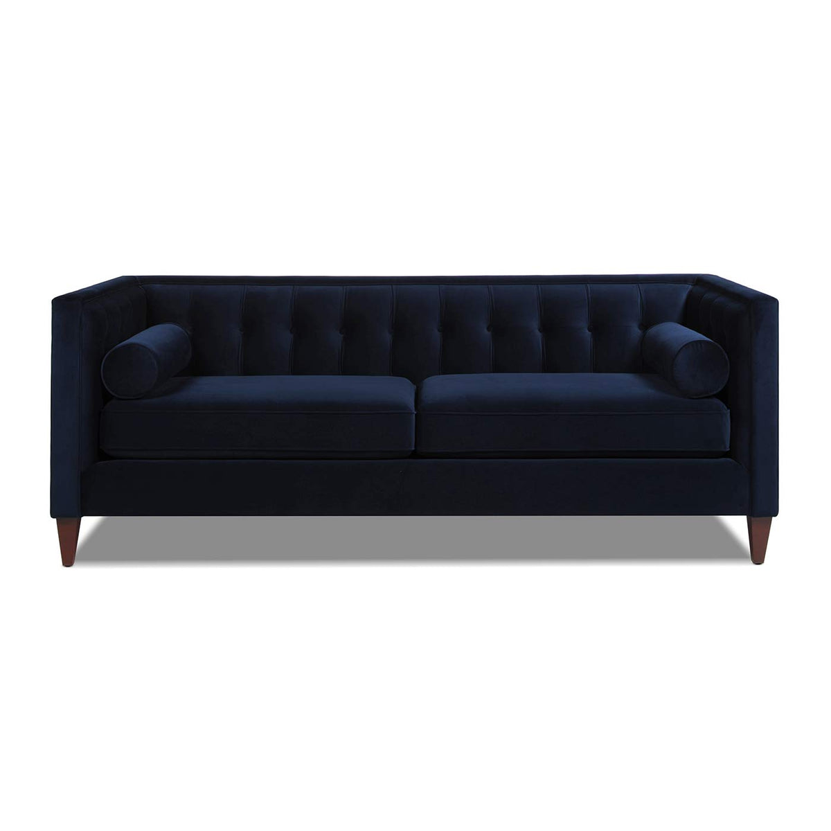 Dark Navy Blue Performance Velvet Tufted Sofa P76790