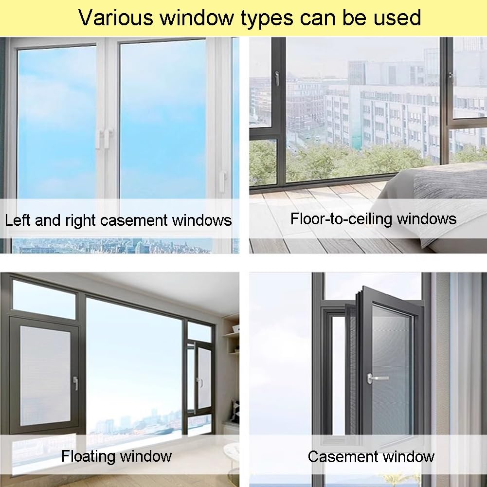 Black Adjustable Child Safety Window Guard A32979