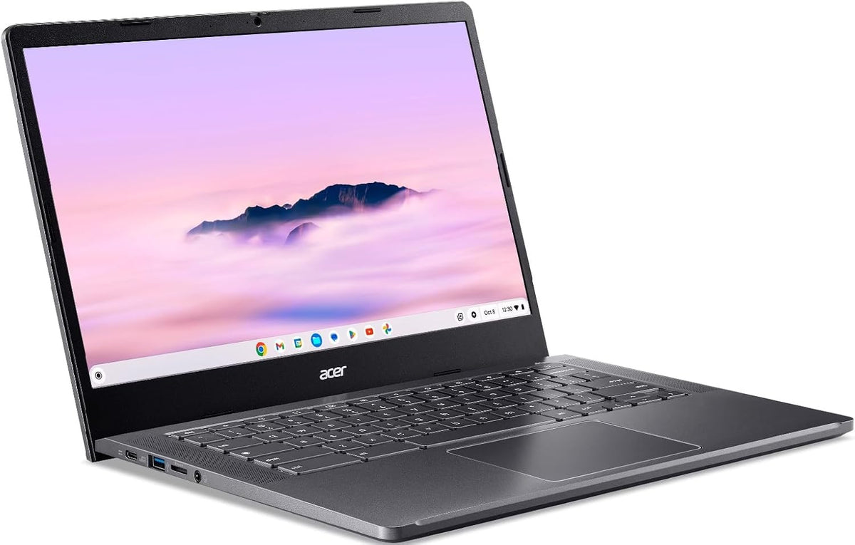 Chromebook Plus 514 Laptop with Google AI, Intel 8-Core i3-N305, 8 GB LPDDR5, 512 GB SSD, 14" FHD IPS Touch Screen, Wi-Fi 6E, Chrome OS L185