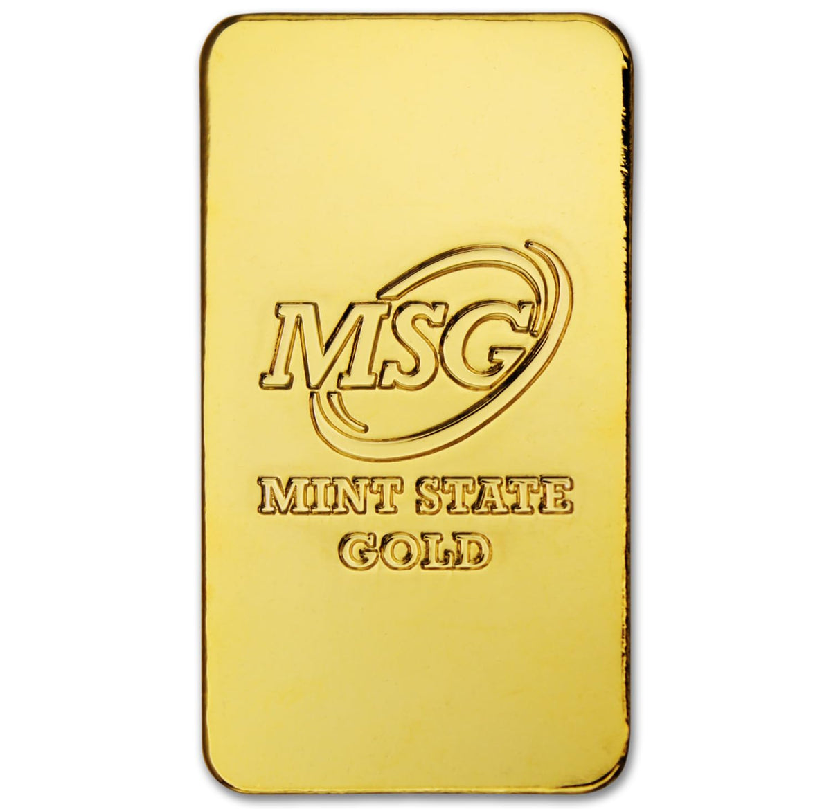 1 oz Gold Plated Bar Y486803