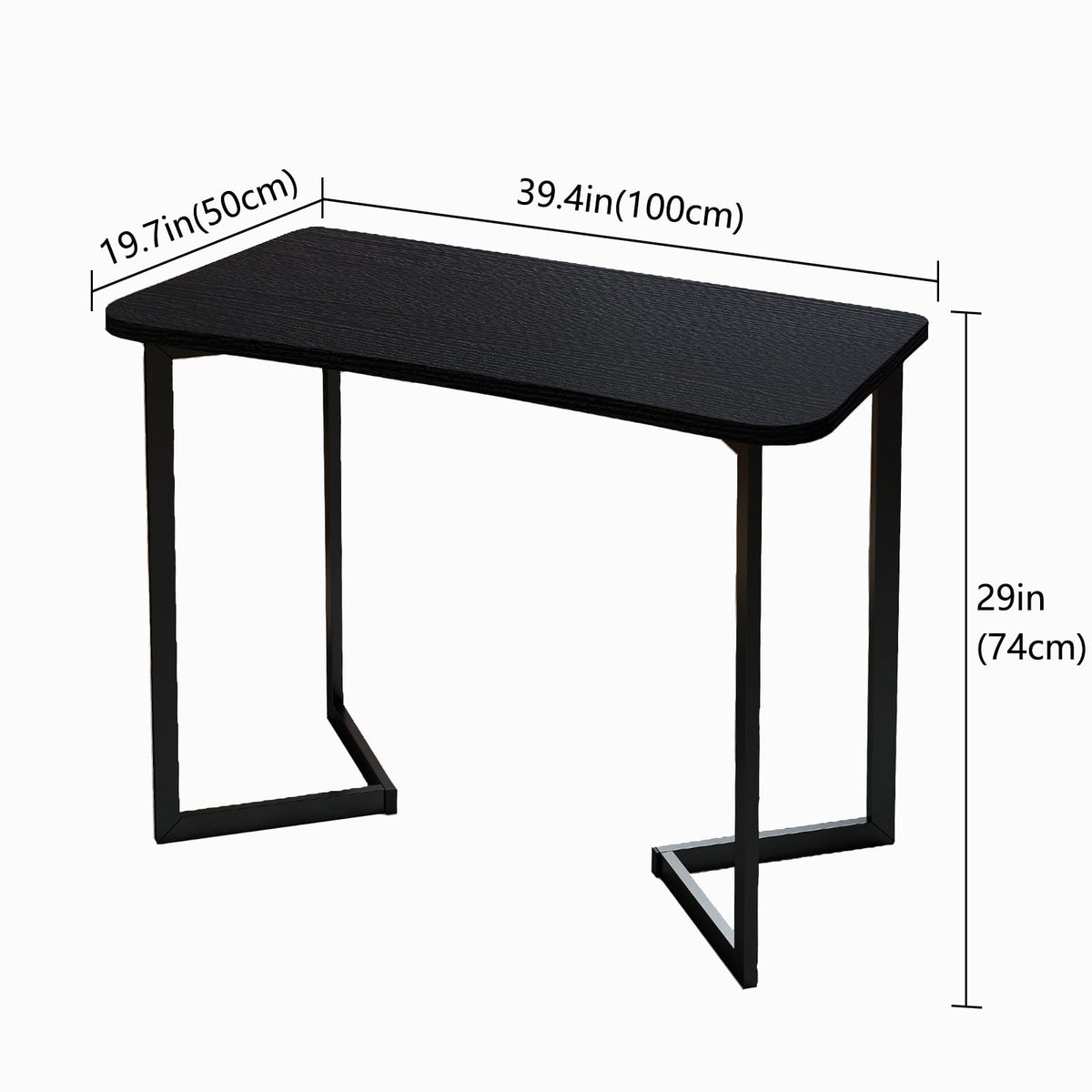 40 Inch Black Computer Desk E362929