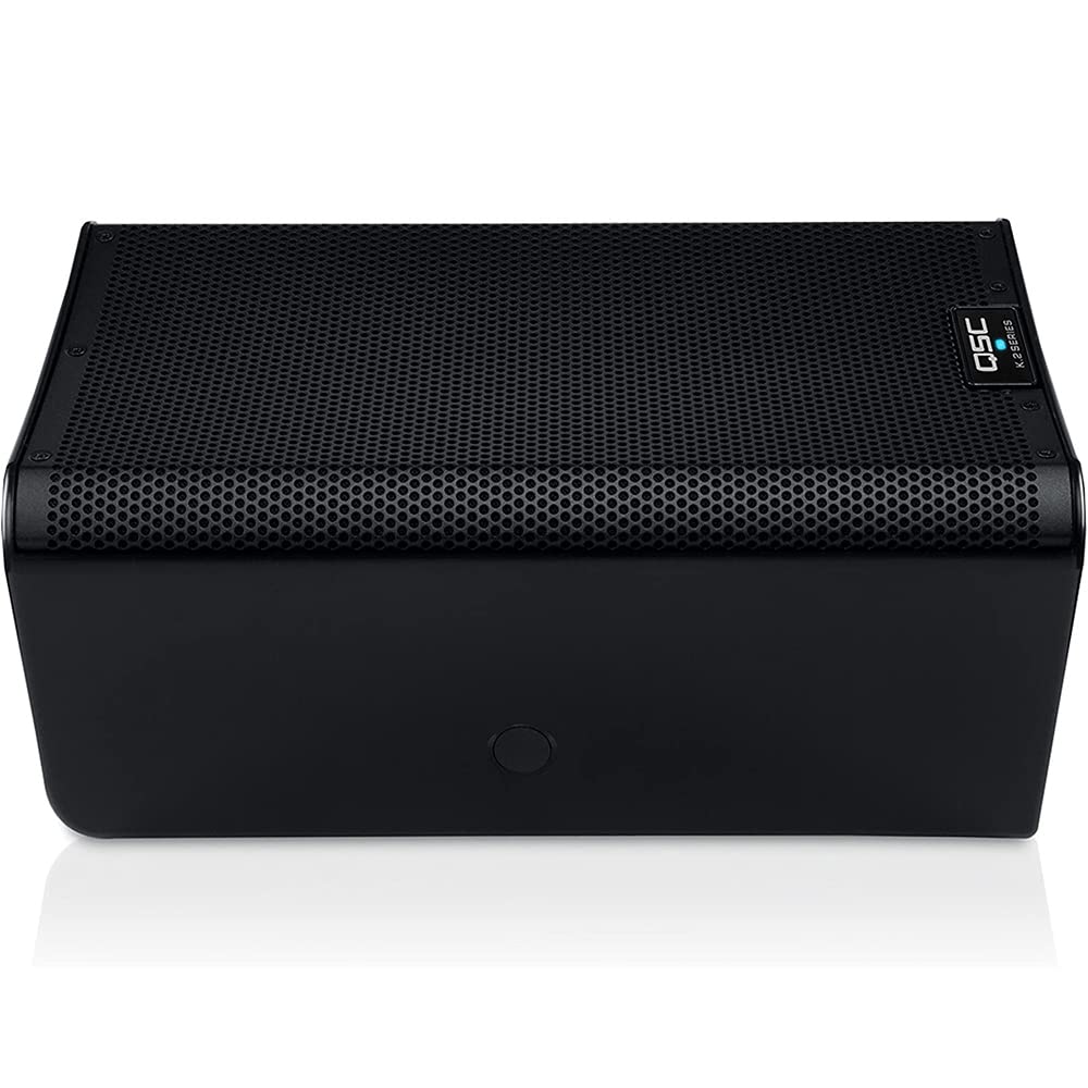 8" 2000W Powered Portable PA Speaker with Speaker Stand and XLR Cable E581