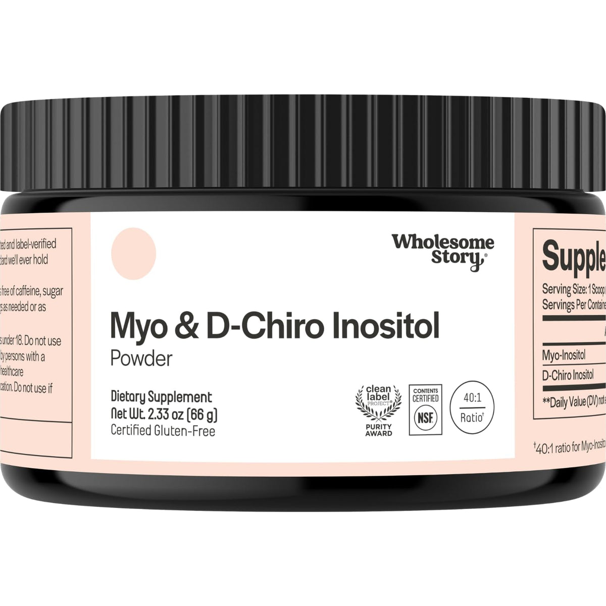 Myo-Inositol & D-Chiro Inositol Supplement Powder 40:1 Ratio 30 Servings C765909