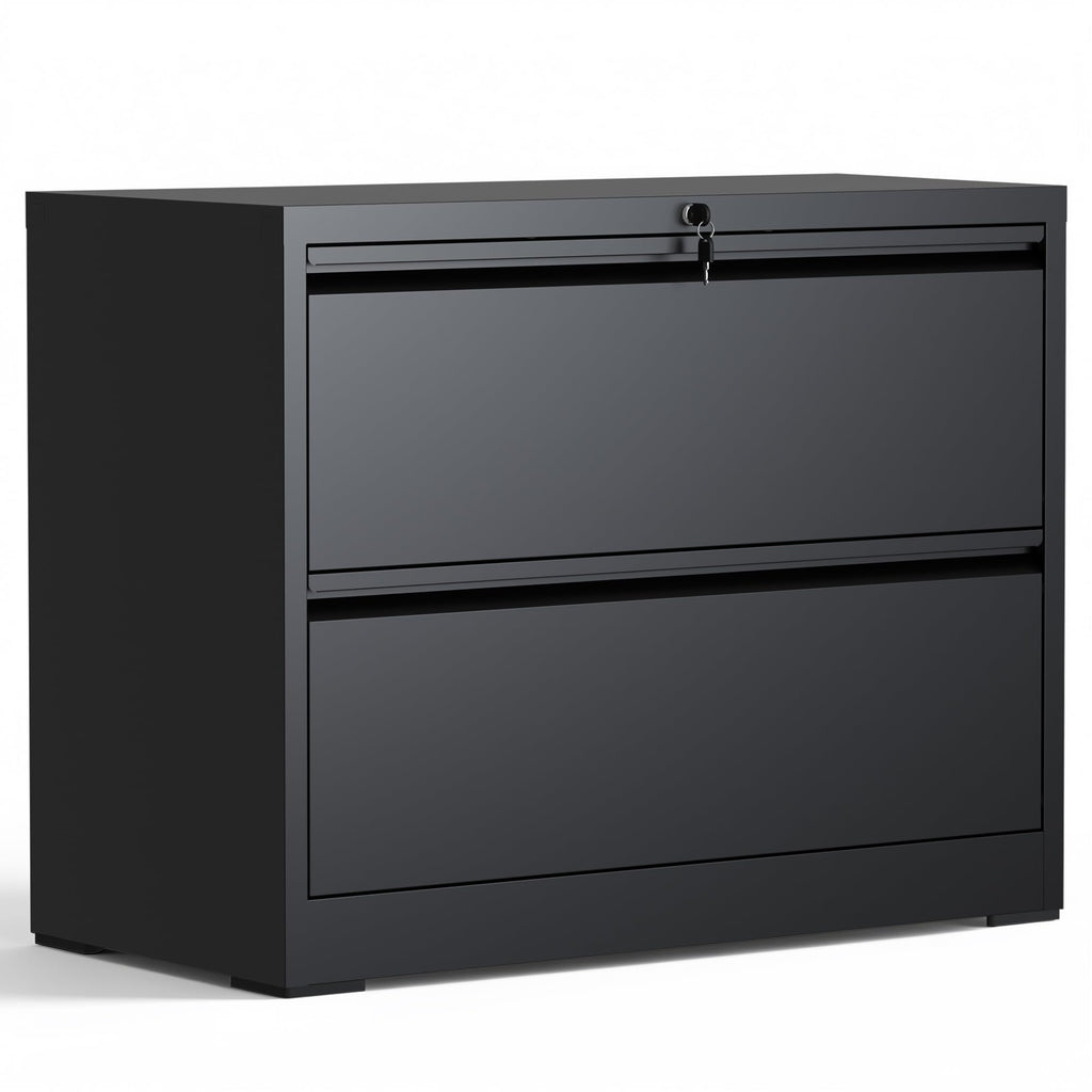 2 Drawer Metal File Cabinet with Lock G98187