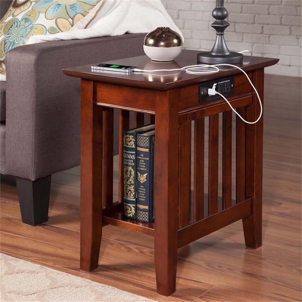 2 Piece Side Table Set in Walnut E75844