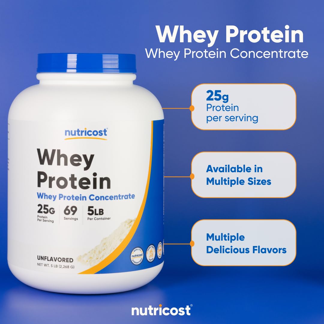 Whey Protein Concentrate Powder 5 LB E944