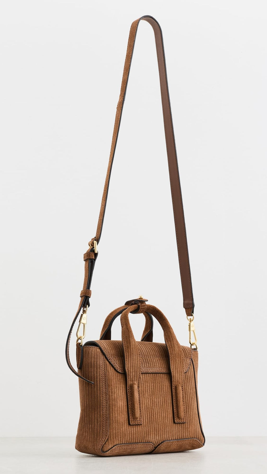 Embossed Suede Mini Crossbody Bag V2755