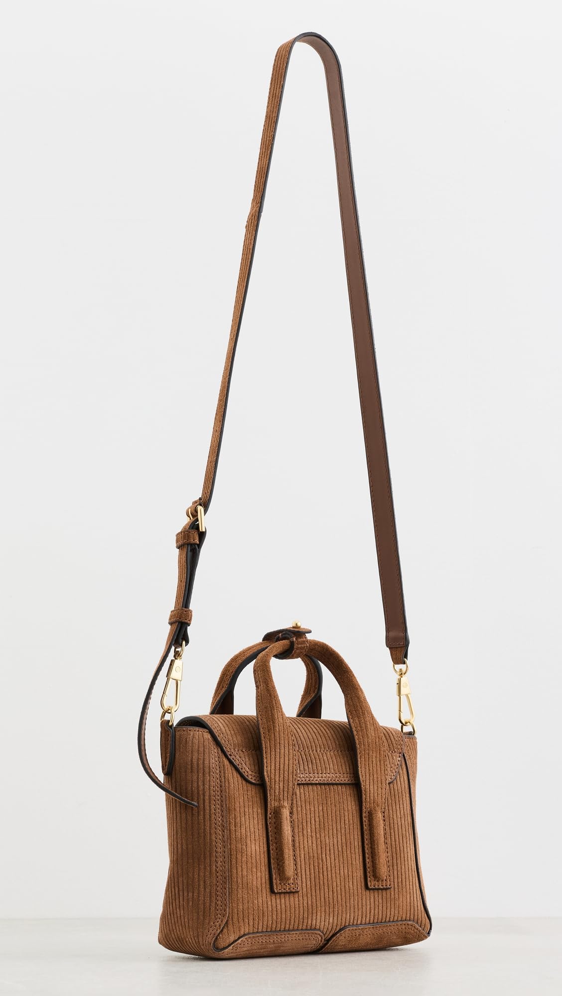 Embossed Suede Mini Crossbody Bag V2755