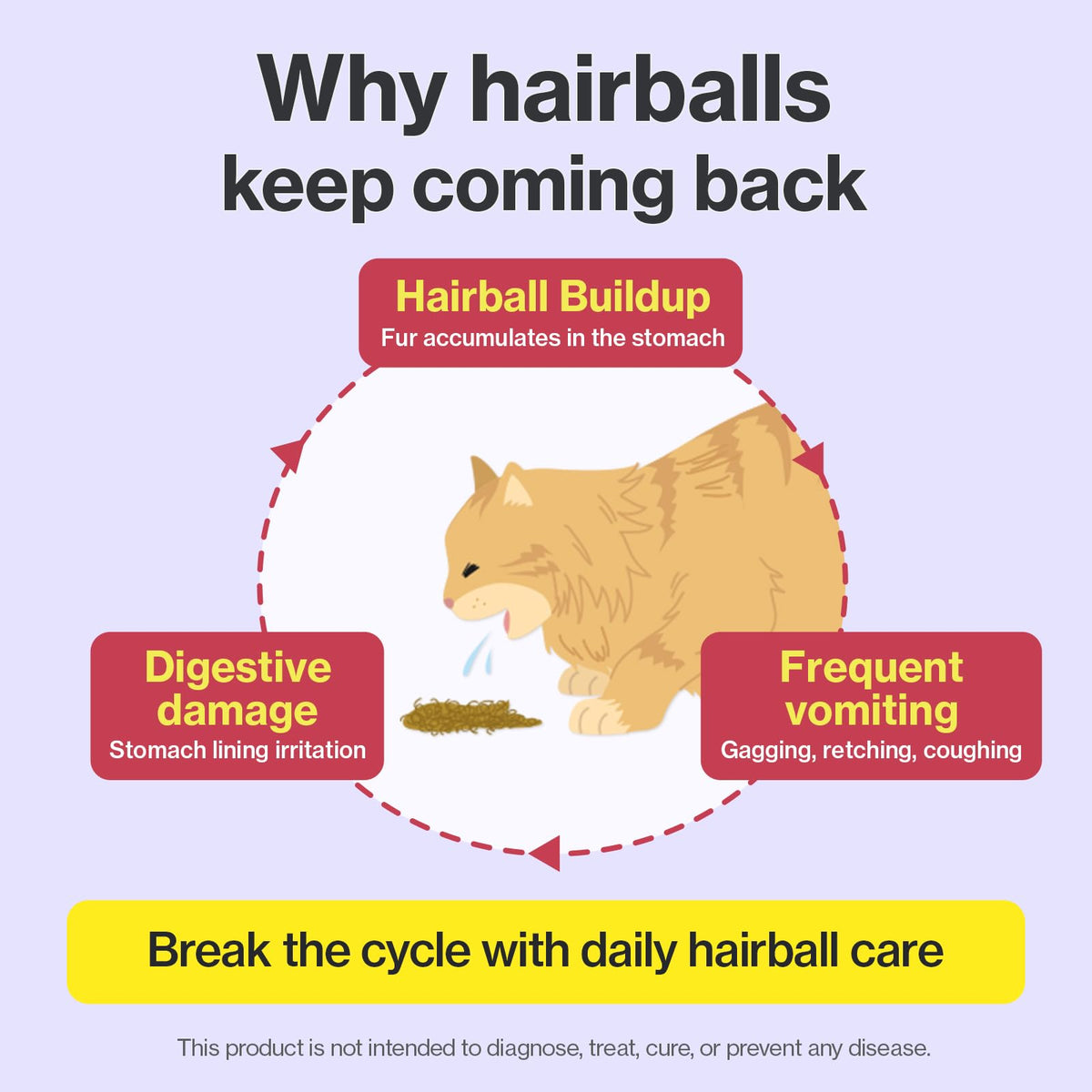 Chicken Flavor Hairball Relief Cat Supplement 30 Count N676859