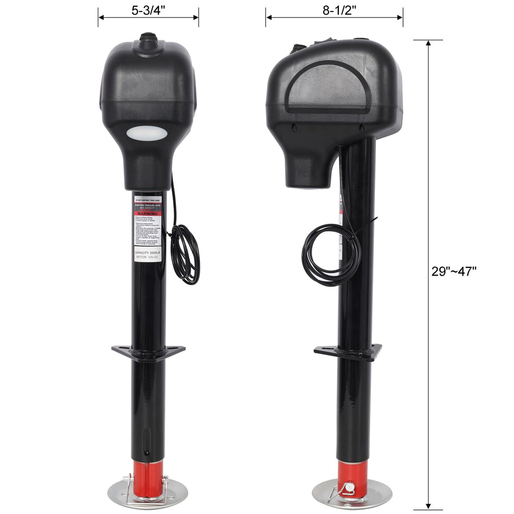 Electric Power Tongue Jack 3500lbs Q46389