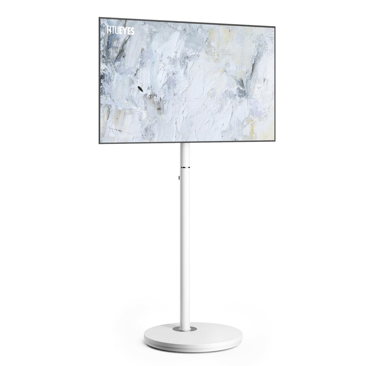 Small Rolling TV Cart for 24-48 Inch TVs, White B3503