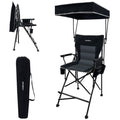 Oversized Folding Director Chair with Canopy and Footrest B4925