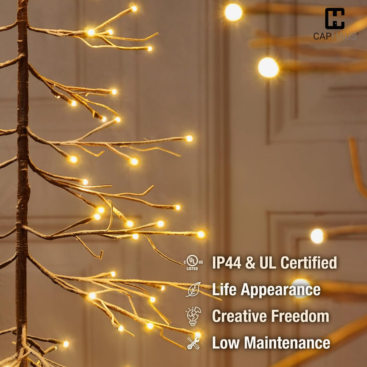 8 Ft Pre-Lit Twinkling Christmas Tree with Lights T82765