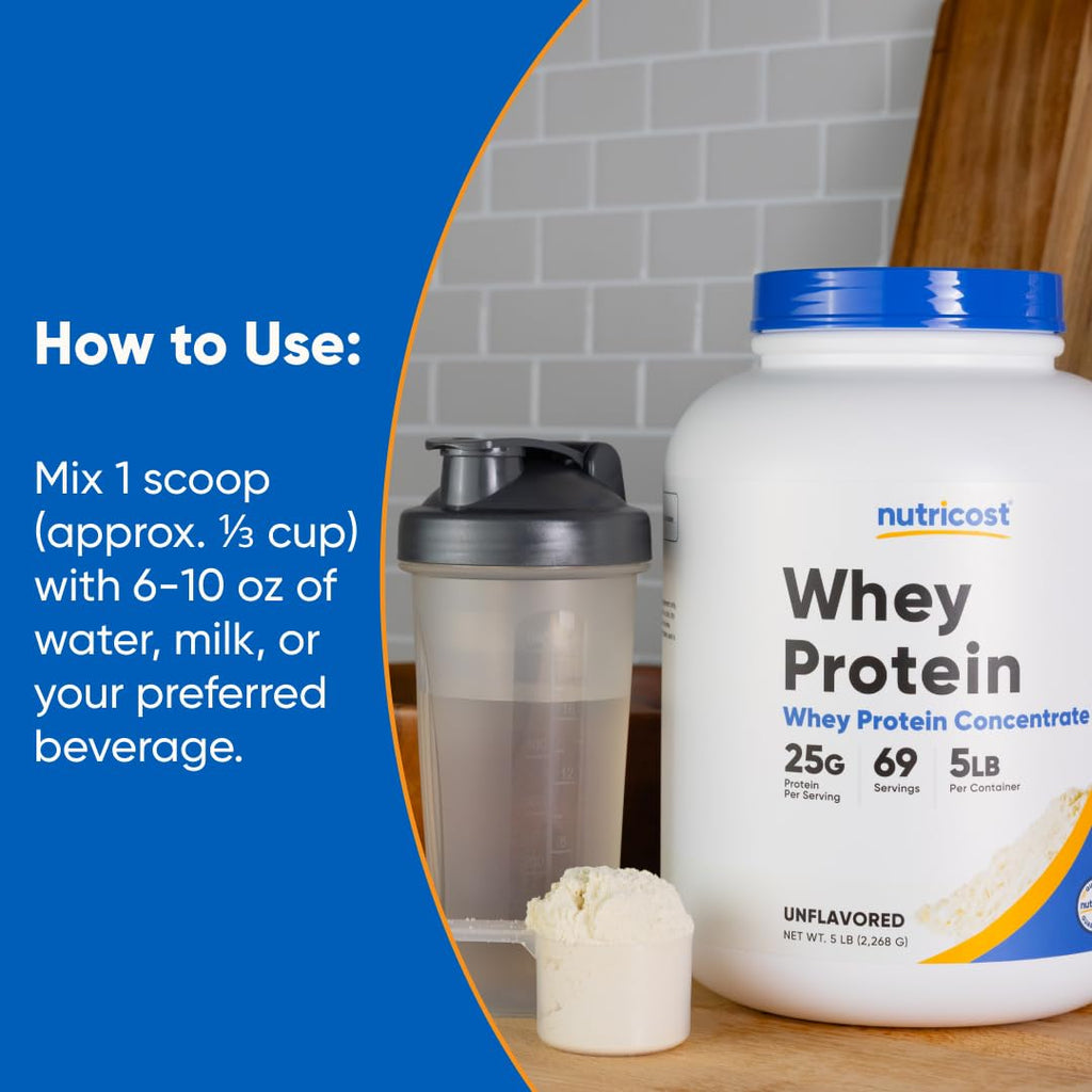 Whey Protein Concentrate Powder 5 LB E944
