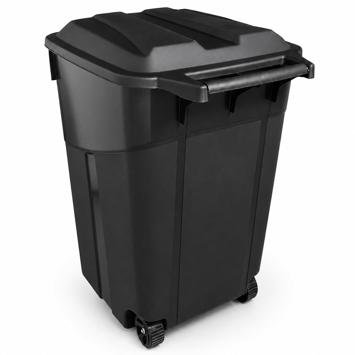 45 Gallon Wheeled Outdoor Trash Can with Lid L4646