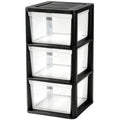 3-Drawer Plastic Storage Organizer Tower Y4879