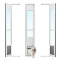 Sliding Glass Dog Door with Flap T45828