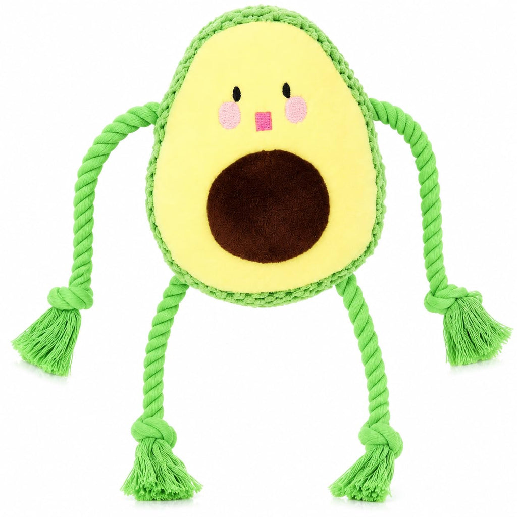 Avocado Rope Plush Dog Toy S8473