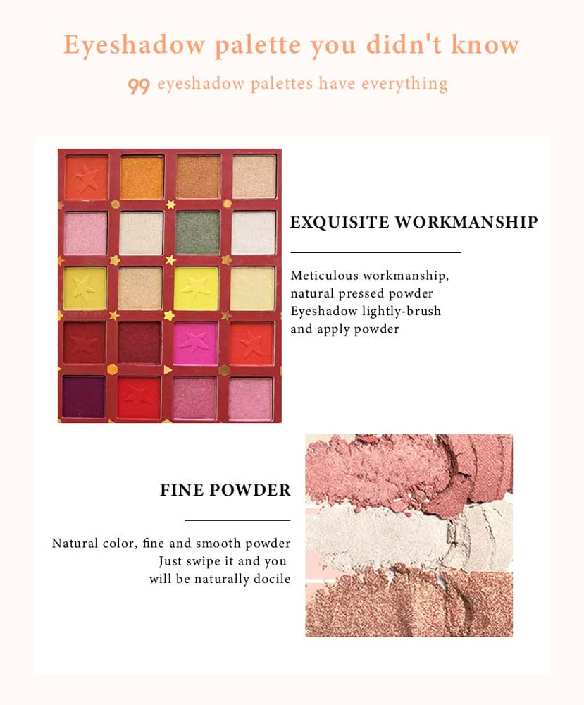 99 Colors Eyeshadow Palette F3874