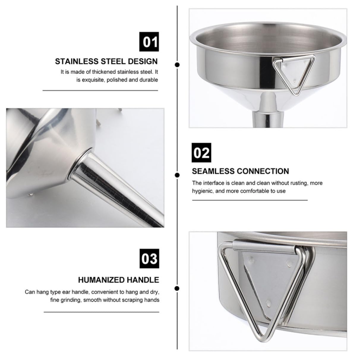 Stainless Steel Funnel Set U467800
