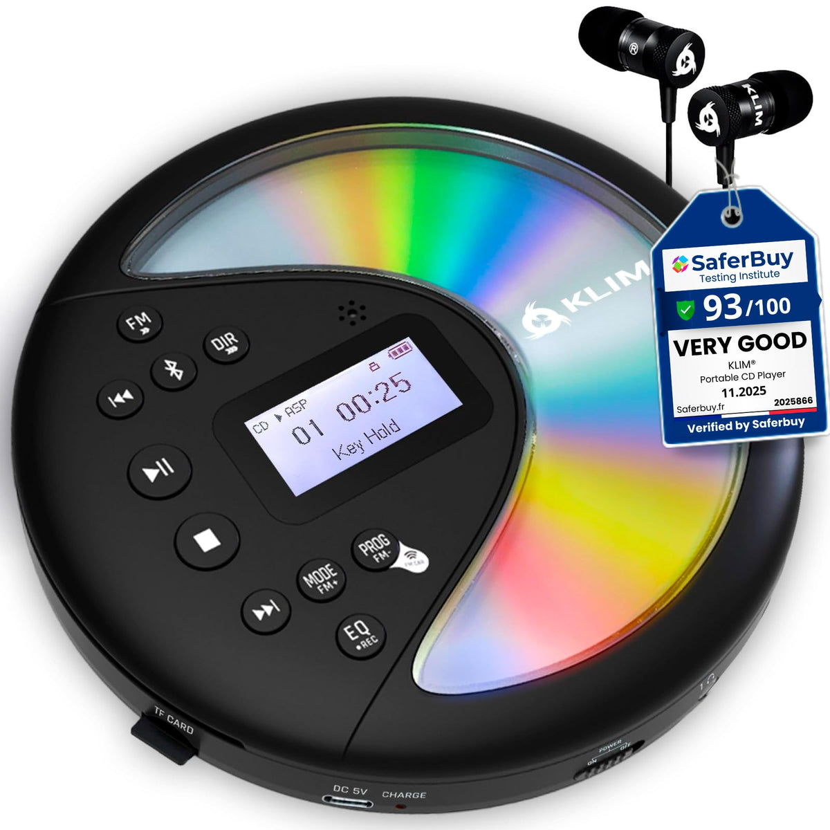 Portable CD Player with Bluetooth N340
