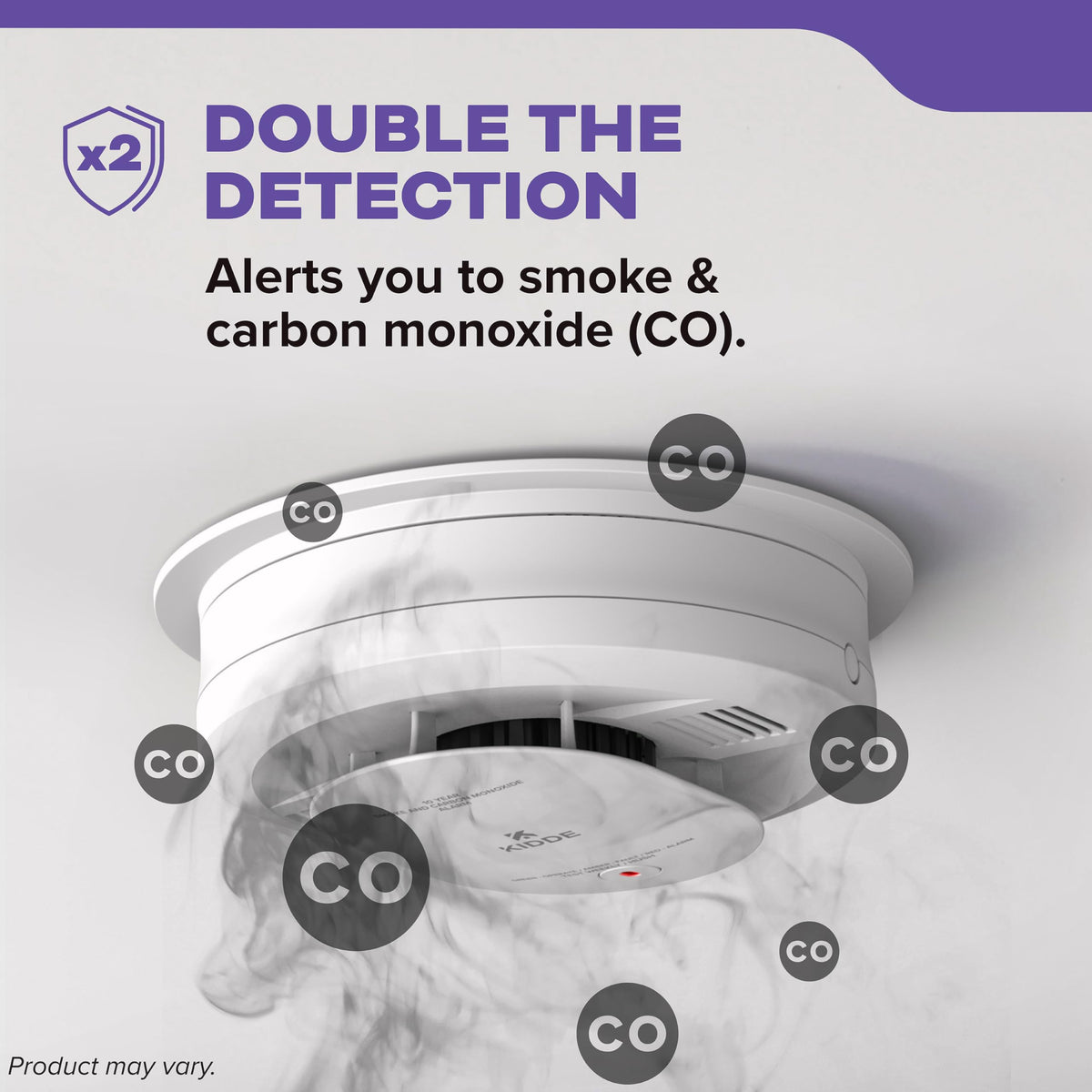 Hardwired Smoke & Carbon Monoxide Detector, 2 Pack X793
