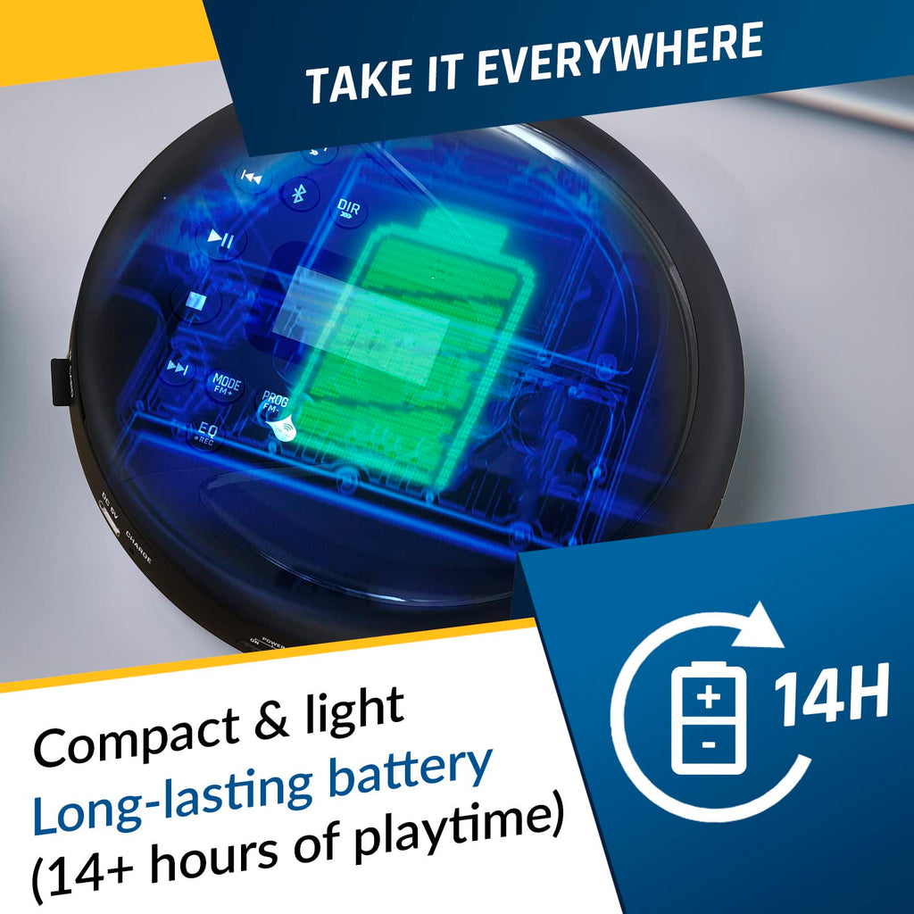 Portable CD Player with Bluetooth N340