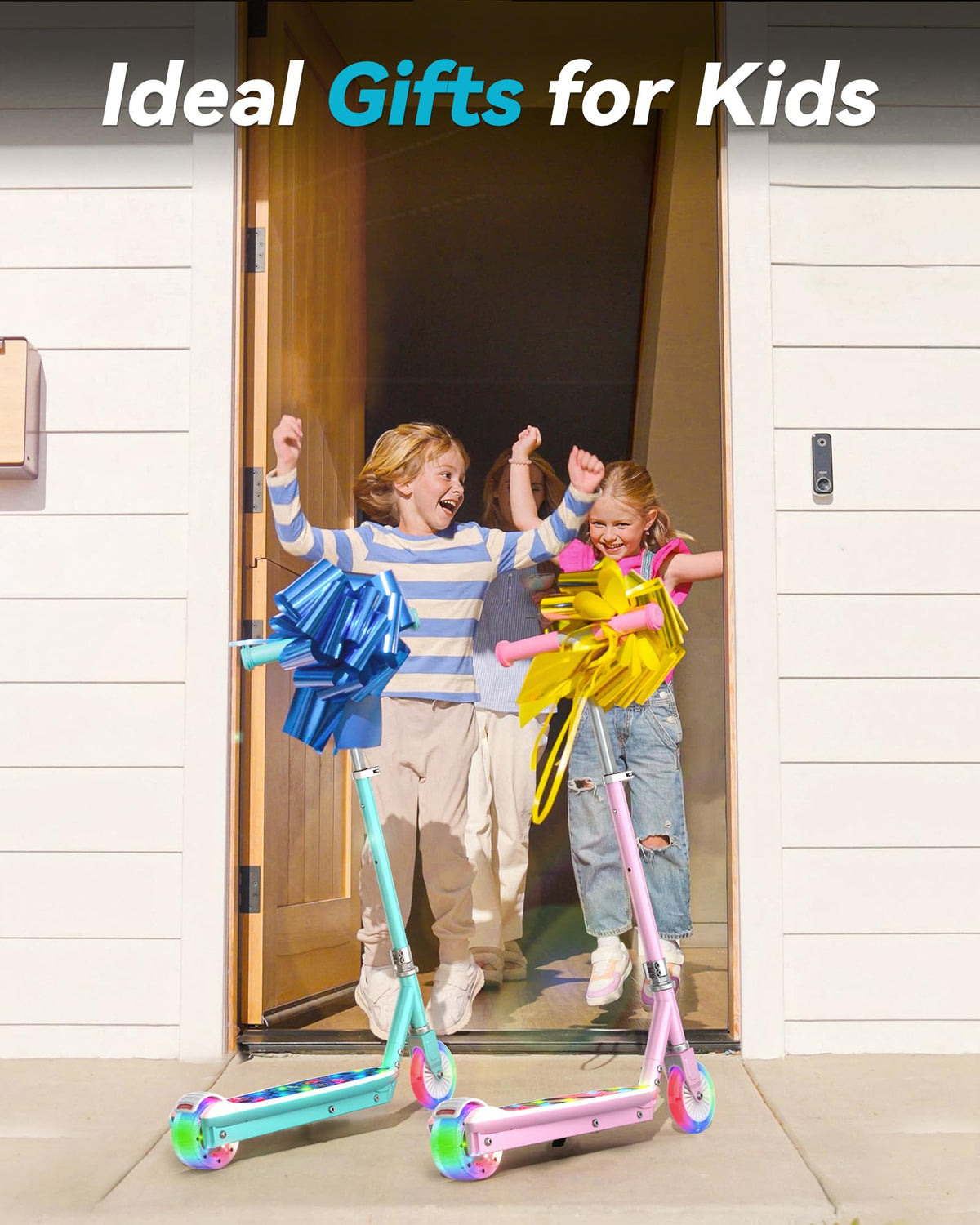 Electric Scooter for Kids, 5 MPH, LED Light-Up Wheels, Ages 3-8 M8517
