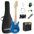 30 Inch Kids ST Style Mini Electric Guitar Beginner Kit with Amplifier U6991