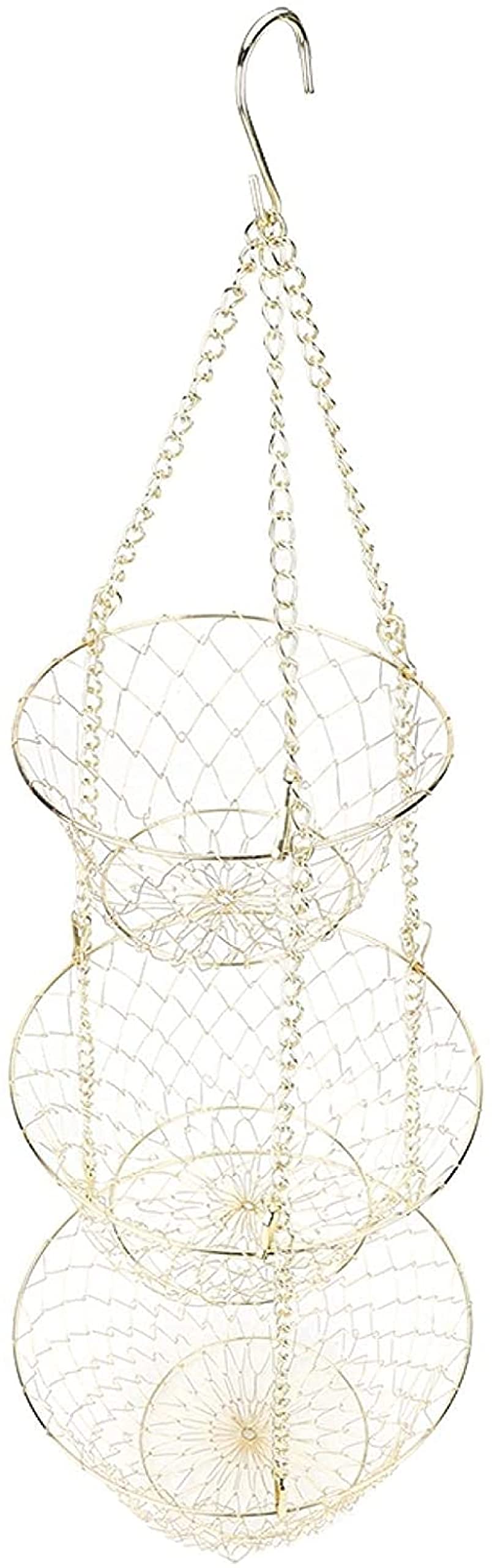 3-Tier Heavy Duty Wire Hanging Basket I18679