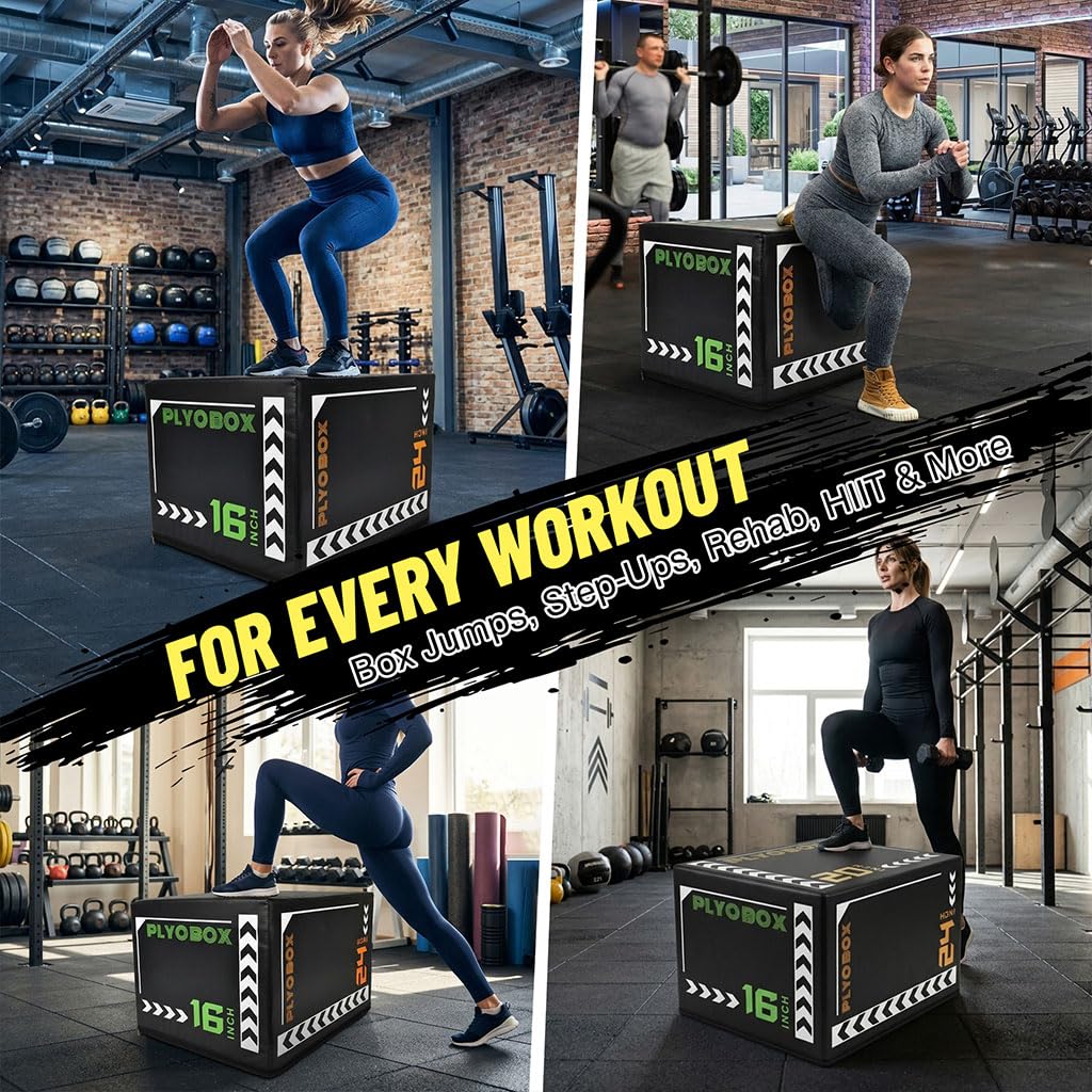 3-in-1 Plyometric Jump Box Z973221