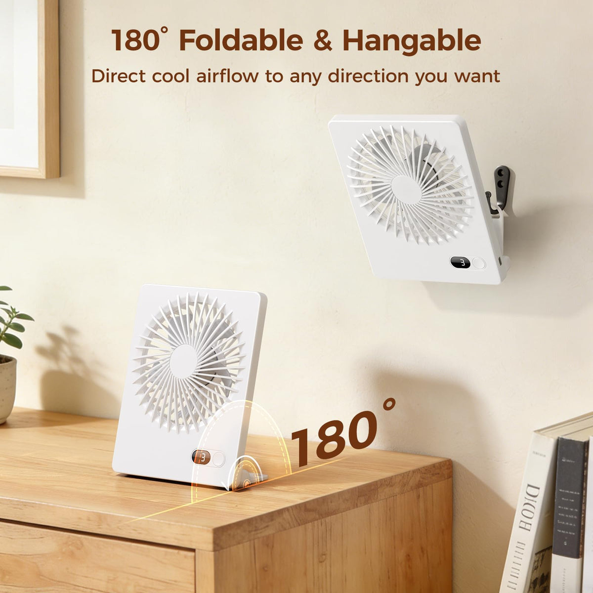 Rechargeable Battery Table Fan X5172