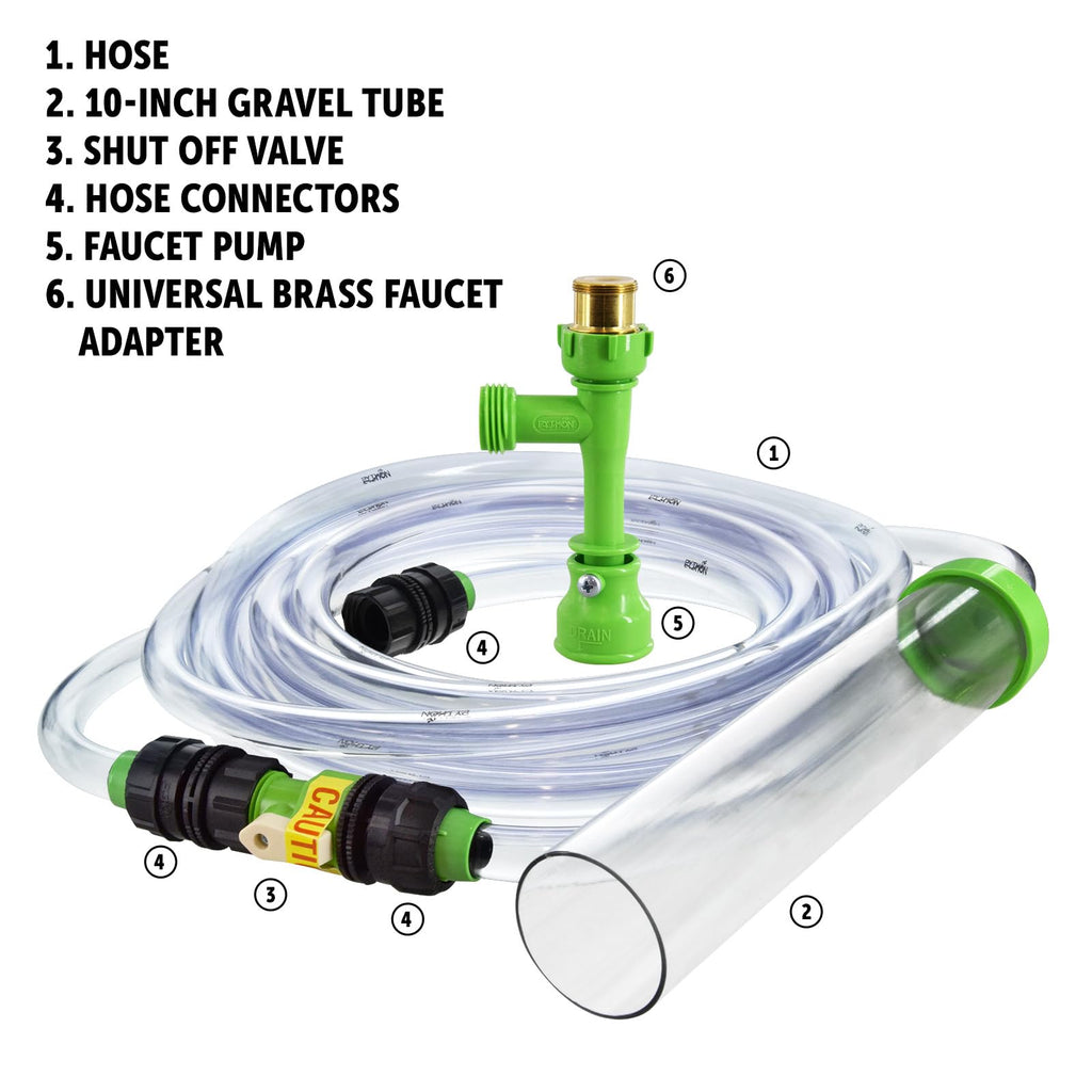 Aquarium Maintenance System, Gravel Cleaner and Water Changer, 25 Foot M709454