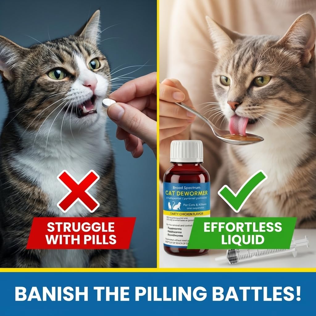 Cat and Kitten Dewormer Oral Suspension 100ml B44465