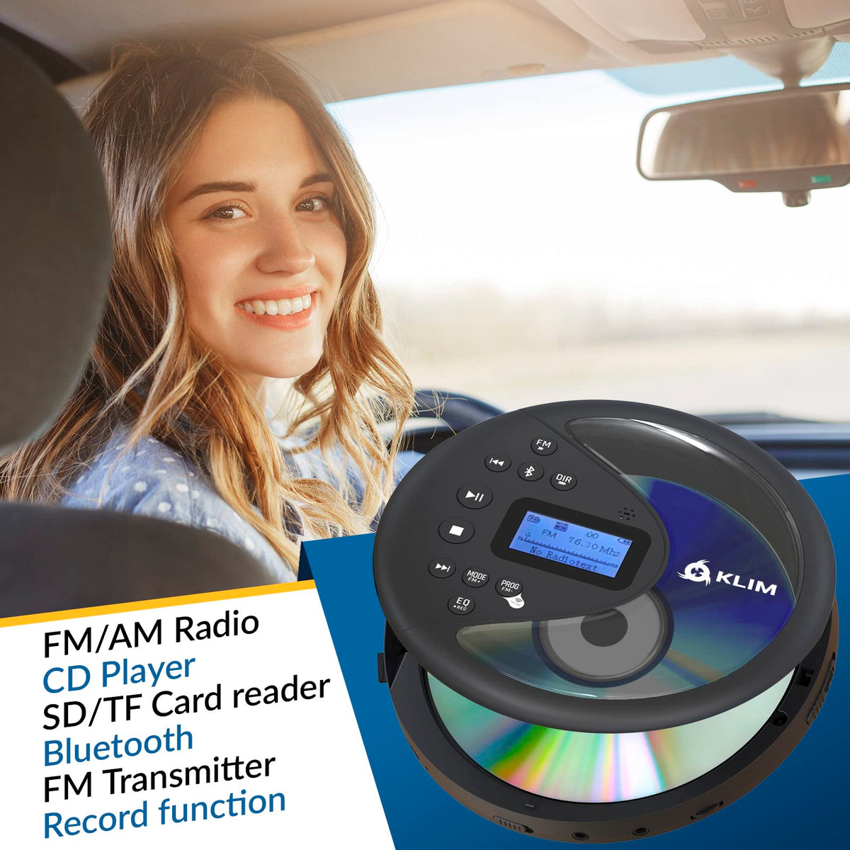 Portable CD Player with Bluetooth N340