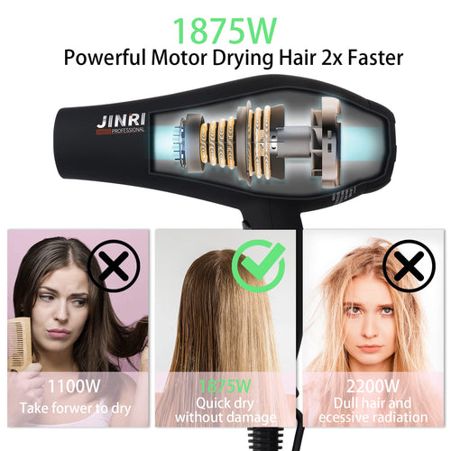 1875W Ionic Infrared Hair Dryer with Diffuser C251777