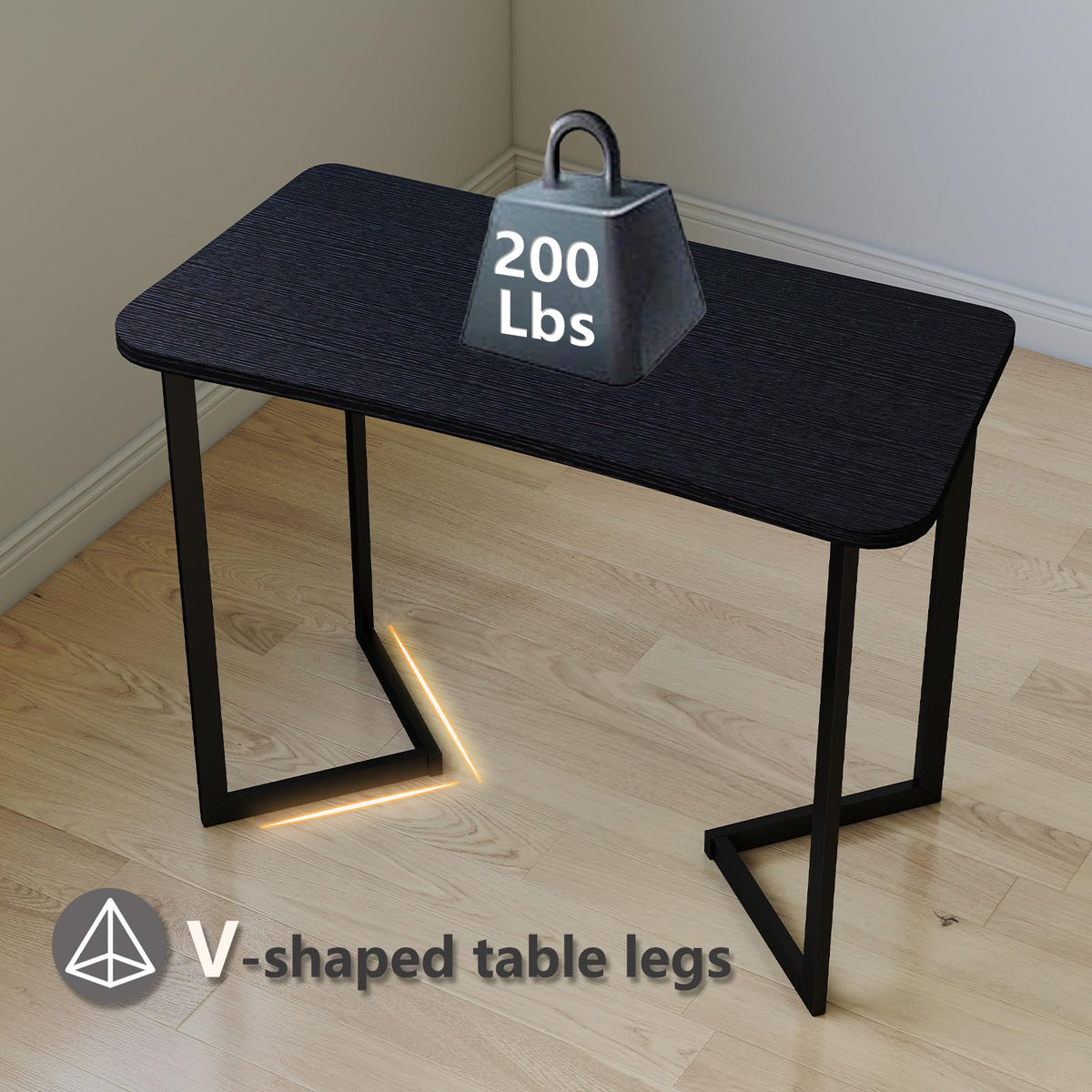 40 Inch Black Computer Desk E362929